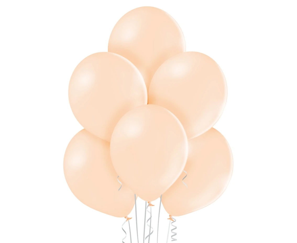 Balloons Belbal 12", B105-453, pastel peach cream, 100pcs
